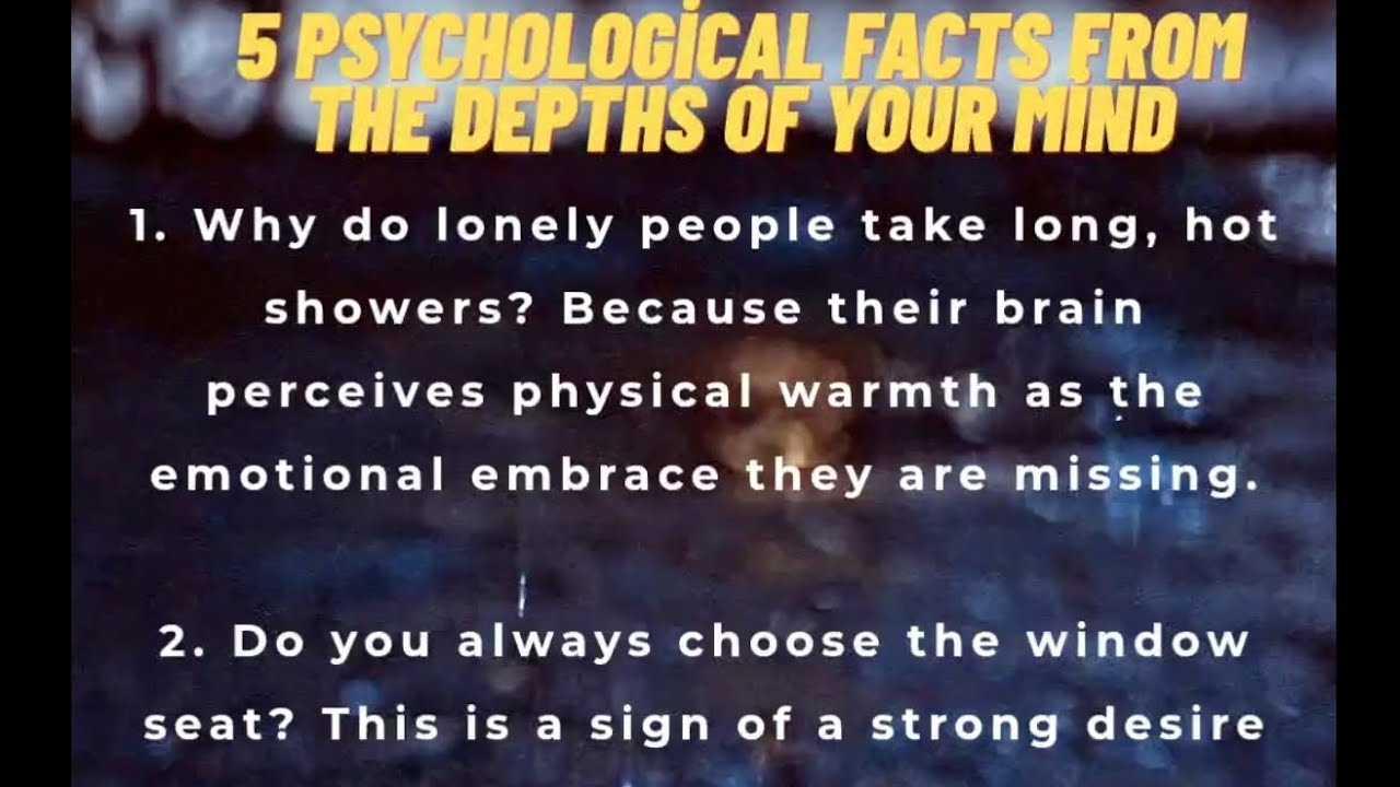 5 Psychological Facts About Your Mind 🧠✨