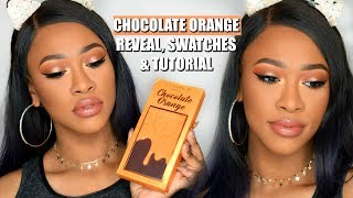 CHOCOLATE ORANGE PALETTE! | MAKEUP REVOLUTION I HEART MAKEUP