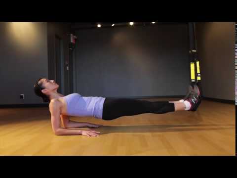 TRX Supine Plank on Elbows