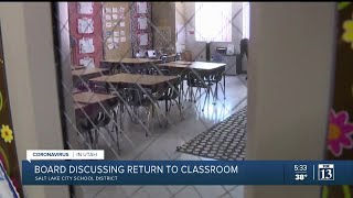 Salt Lake City School Board to discuss secondary school return