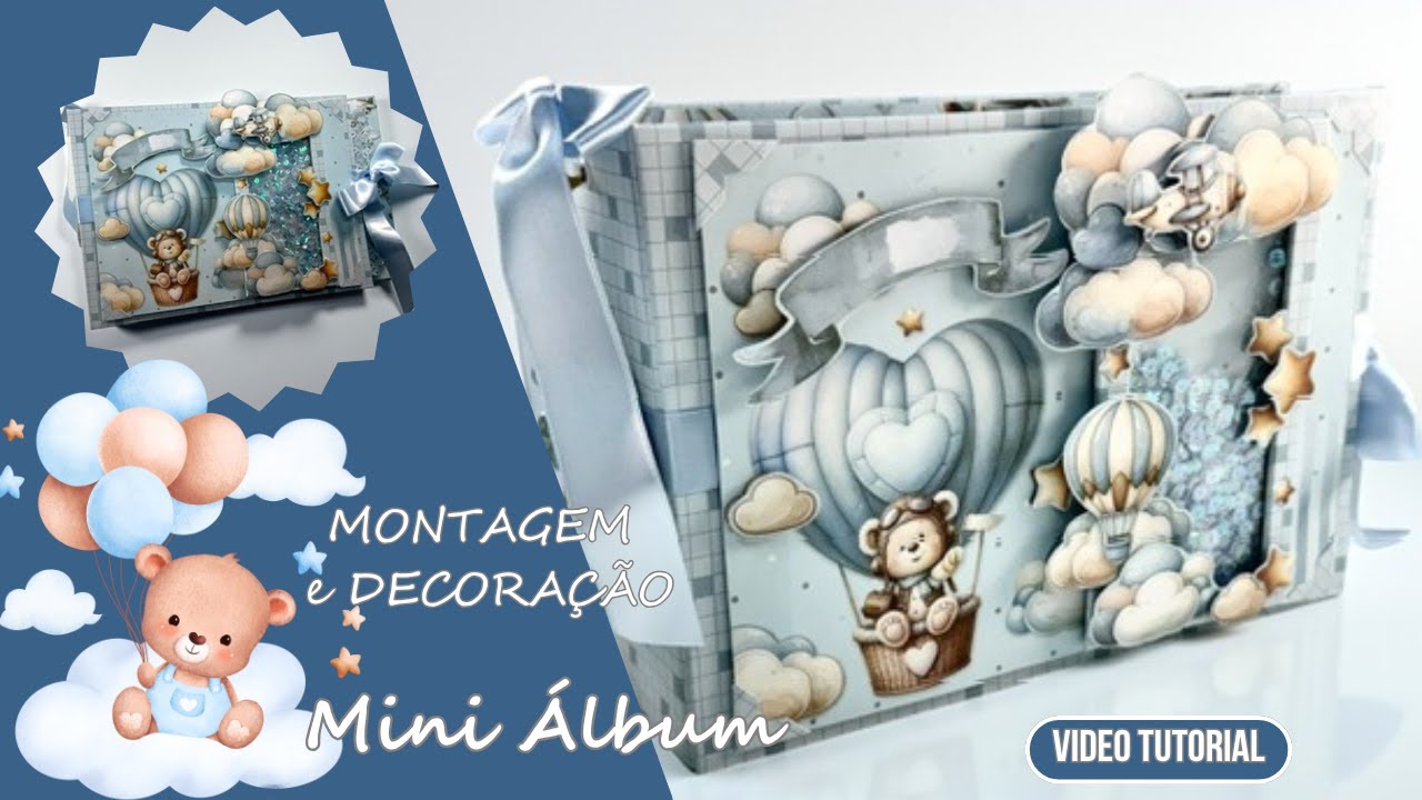 🎀 FINALIZAÇÃO ( MONTAGEM + DECORAÇÃO ) : MINI ÁLBUM POP-UP DOS SONHOS ✨