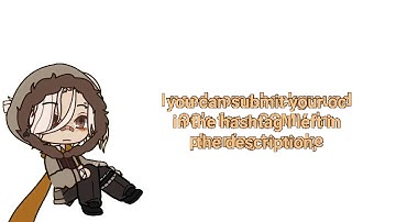 OC contest!(READ PINNED COMMENT)|{CLOSED}||Gacha Club||