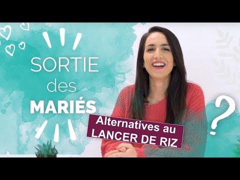 SORTIE des MARIÉS : alternatives originales au LANCER DE RIZ pour l&rsquo;ÉGLISE ou la MAIRIE🎊