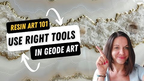 Right Tools In Geode Resin Art Full Guide 💫 Geode Resin Art For Beginners, Resin Wall Art Tutorial