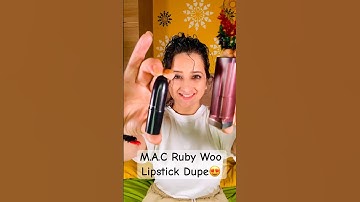 MAC Ruby Woo EXACT DUPE | MAC Best Selling Lipstick Dupe | 😍💄❤️ | #shorts #lipstick