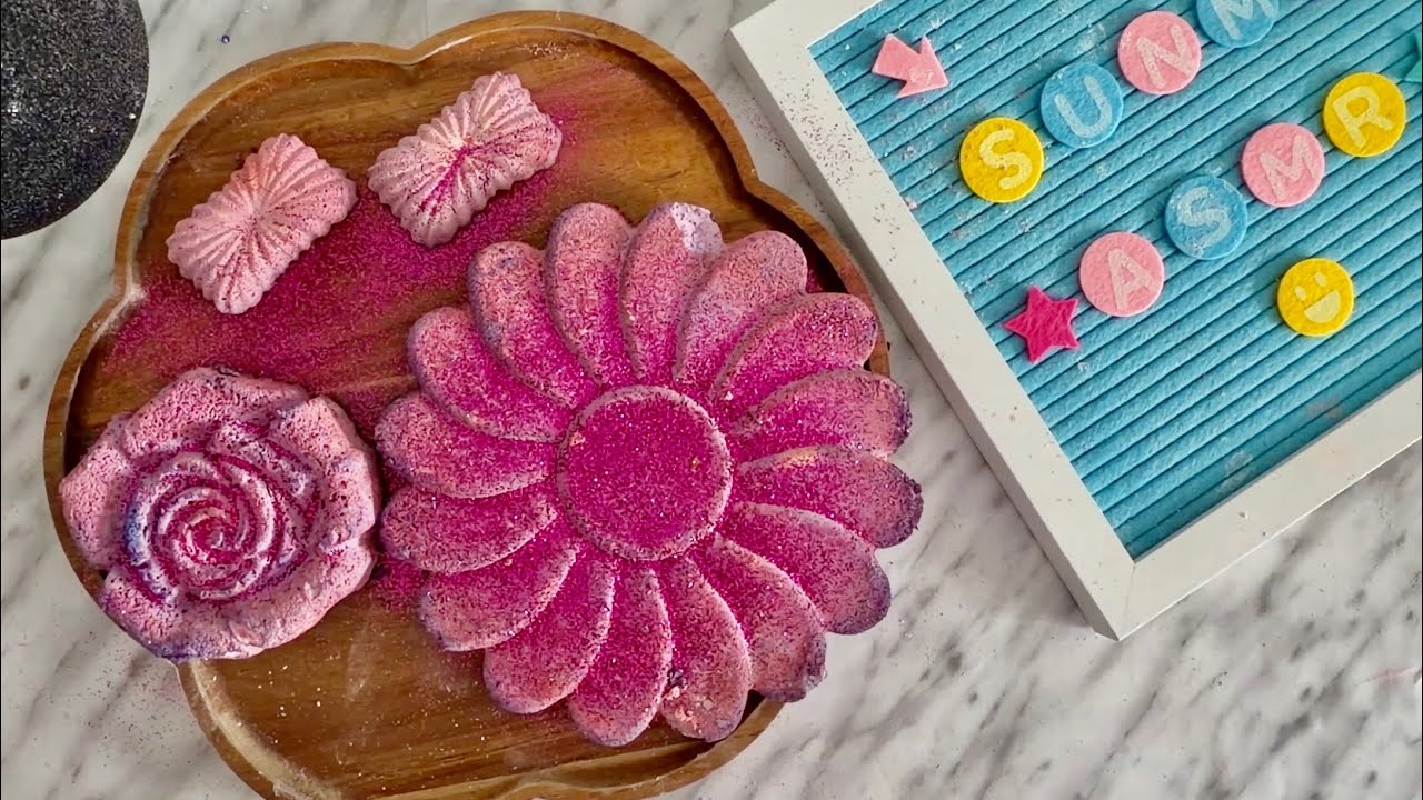 ASMR Purple Gym Chalk Reforms | Crunchy and Dense #asmr #crunchyasmr #oddlysatisfying 