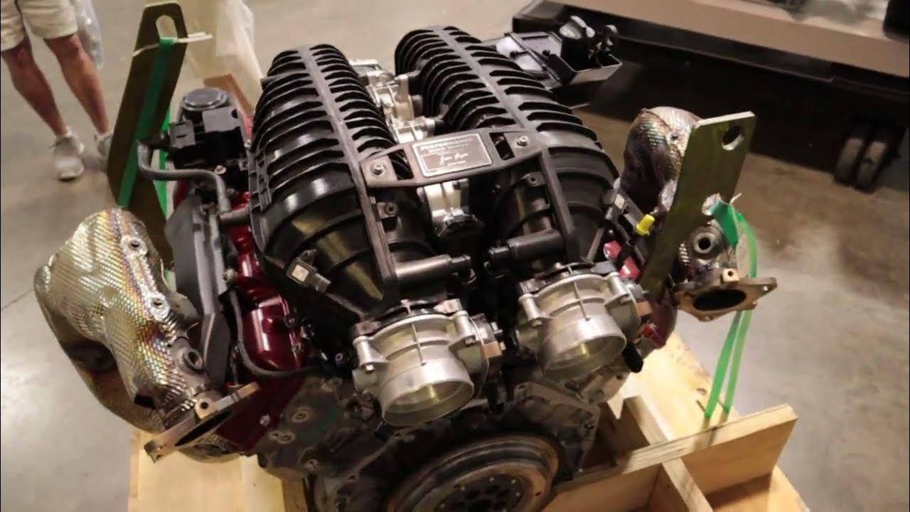 Closeup views of the 2023 Corvette Z06's LT6 Engine YouTube