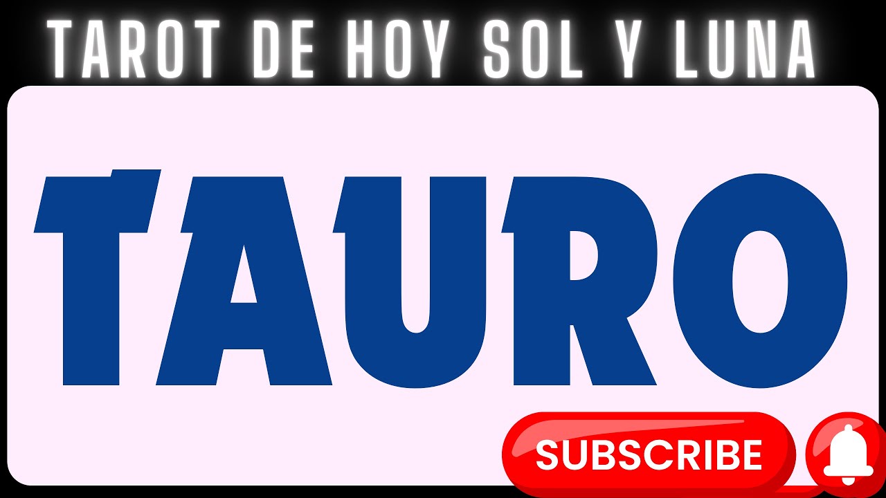 TAURO🌙🌞, TODO EXPLOTA! EN 72 HS CAMBIARA TU VIDA. VIENE ALGO MUY GRANDE ...