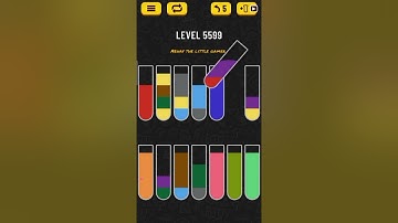 Water sort puzzle level 5599