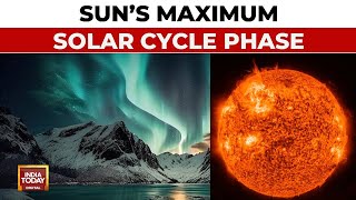 Northern Lights: Sun Reaches Maximum Solar Cycle Phase, Anticipates Geomagnetic Storms | India Today