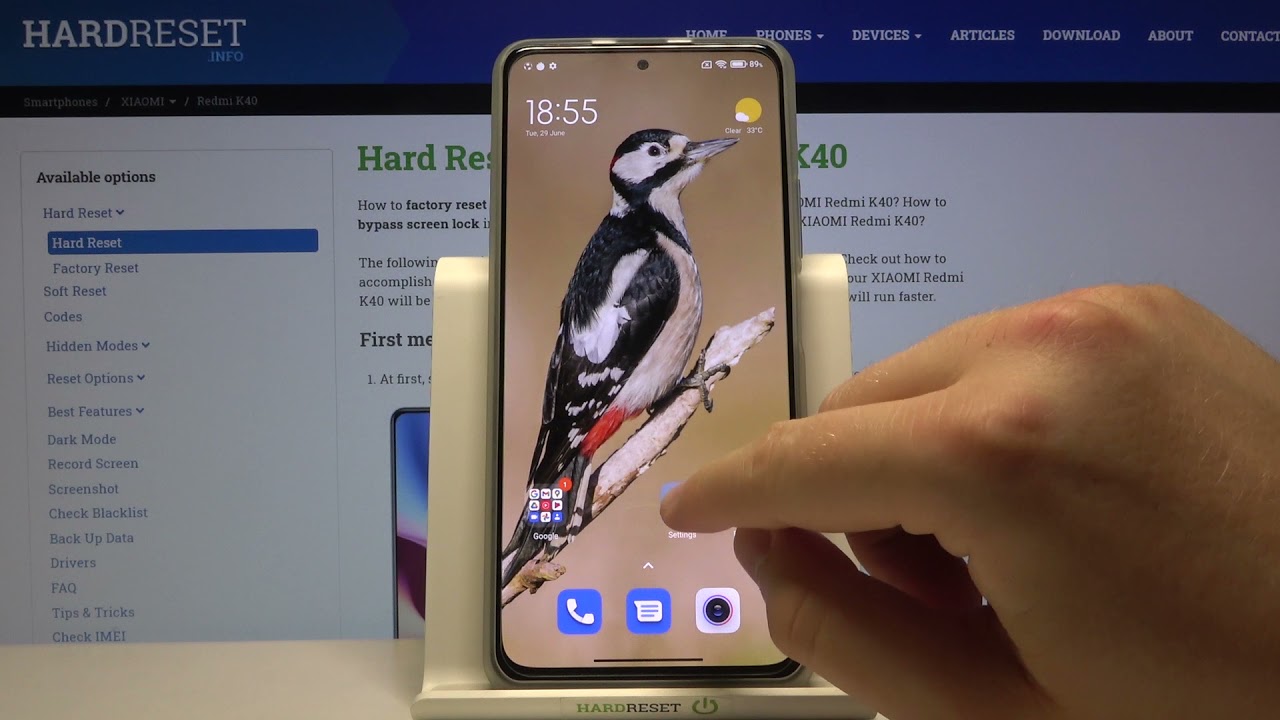 How to Check Battery Temperature on Xiaomi Redmi K40 – Ampere App