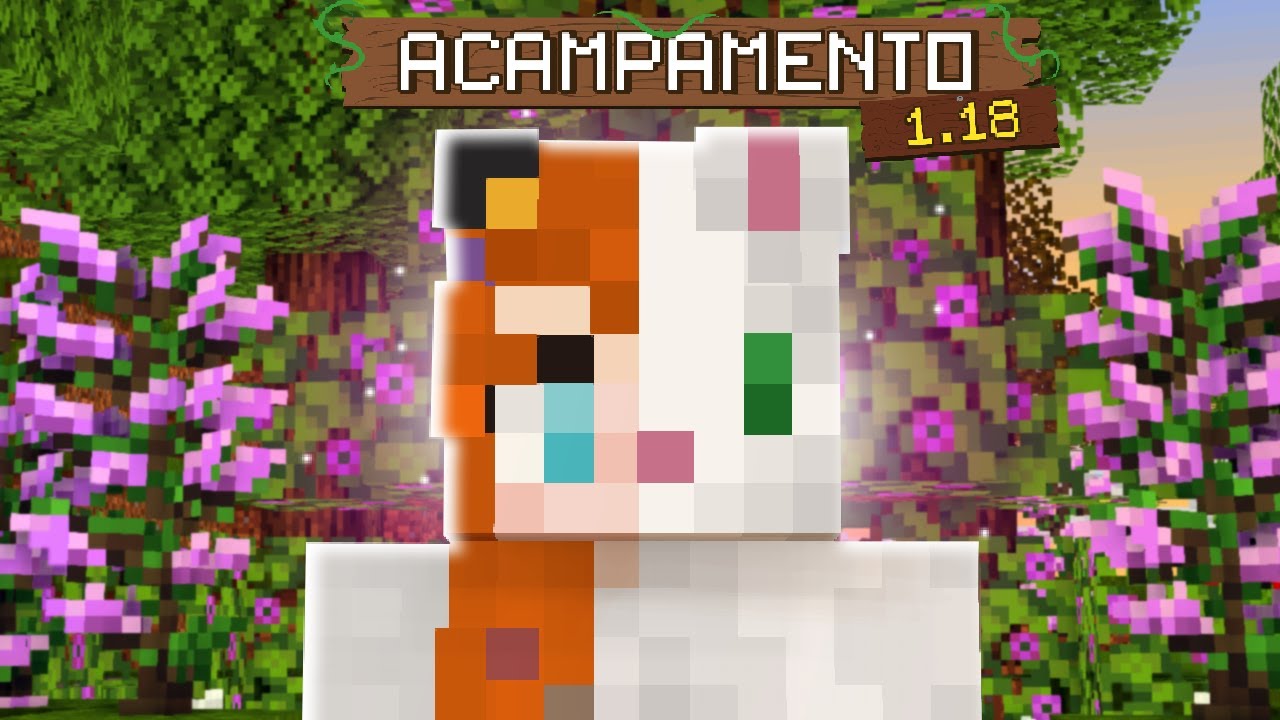 ⭐ ESTOU PRONTA, VOU RENASCER O ACAMPAMENTO COM O PODER DA MINHA ... 💜| MINECRAFT ACAMPAMENTO