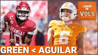 QB BATTLE: Points Should be Aplenty for Tennessee’s Joey Aguilar and Arkansas’ Taylen Green