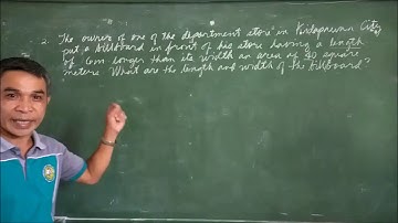 Solving Problems Involving Quadratic Equations and RAE| Grade 9 Math| 1st Quarter