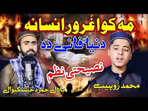 Muhammad Zohaib , Bilal Hamza Pashto naat sharif || Goror makra insana