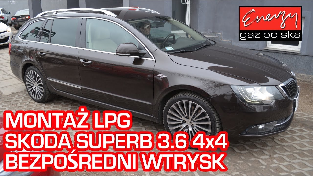 Montaz Lpg Skoda Superb 3 6 V6 4x4 Bezposredni Wtrysk Lpg W Energy Gaz Polska Na Auto Gaz Brc Sdi Youtube