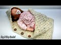 Easy Crochet Baby Bunting Cocoon/ Bag O Day Free Crochet Tutorial 673 Subtitles Available