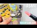 Satisfying Slime Coloring with Makeup! Mixing Rainbow Lipstick & Eyeshadow into Clear Slime! ASMR!!