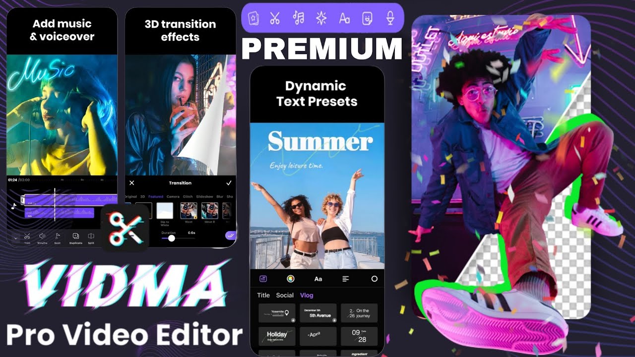 VIDMA EDITOR VIDEO MUSIC TERBAIK VIDMA AI STUDIO EDIT VIDEO MUSIC AND PHOTO SLIDESHOW YouTube