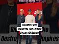 Billionaires Who Destroyed Their Empires Because Of Women#RichDownfall#TrueCrimeStories