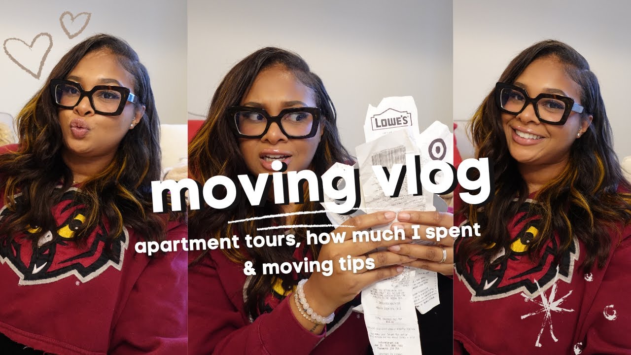 MOVING VLOG moving in Philly + move out costs + tips for 1st time