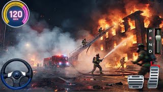 Fire Truck Rescue Games Sim 3D Android Gameplay!: screenshot 4