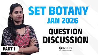SET Botany | Jan'26 Exam - Question Discussion Part 1 | #pyq #ksetexam