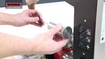 Leister Tutorial | HEMTEK ST adjusting pressure weight