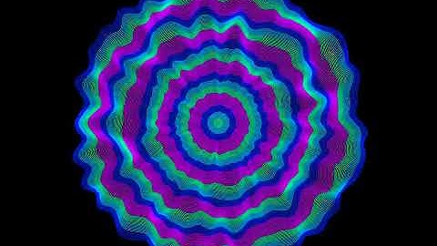 Colorful Wavy Circle