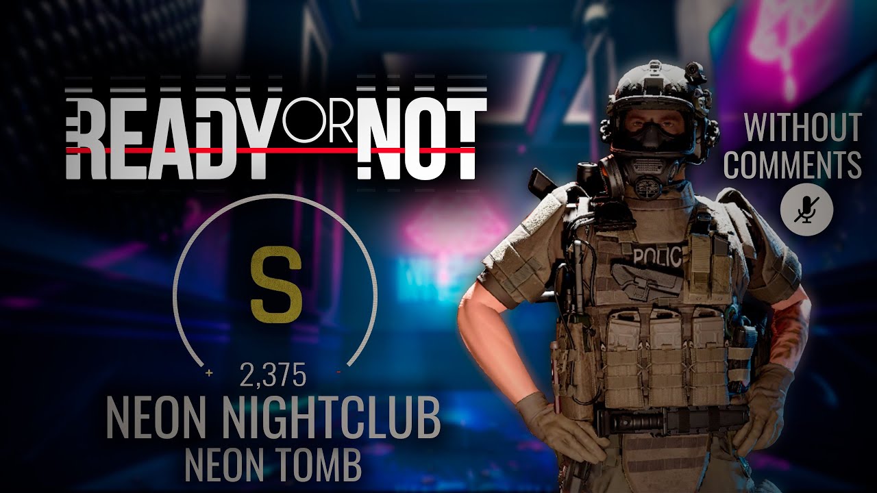 Neon nightclub solo gameplay without comments (S) | Ready or Not