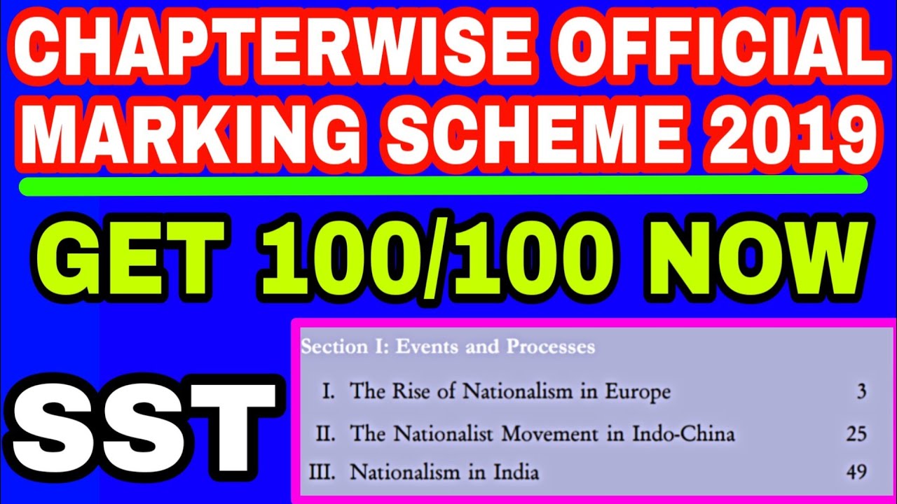 Cbse Chapterwise Marks Distribution Class 10 Social Science 2019