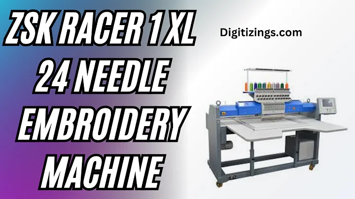 ZSK Racer 1 XL 24 Needle Embroidery Machine | Review Features & Price #embroiderymachine