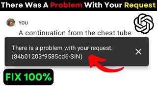 ChatGPT Error Fix Today | Server Error Solution | AI Request Problem Solved Fast
