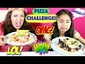 Pizza challenge with gross ingredients sardines cookies pickles b2cutecupcakes