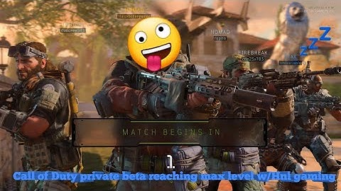 Call of duty black ops 4 private beta reaching max level