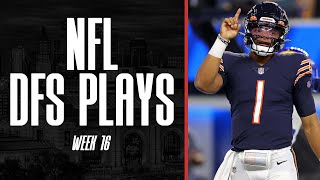 DFS Optimizer Lineup Setting: Week 16
