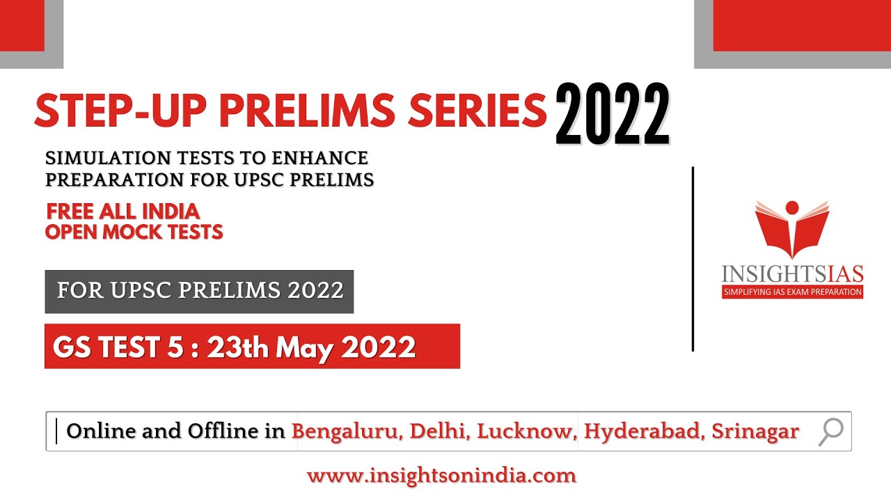 STEP UP Prelims Series - All India Free Open Mock Tests Online ...