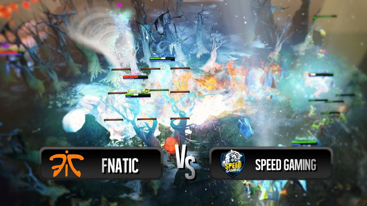Exchange between Speed Gaming vs Fnatic (Amazing Clockwerk's hookshot) joinDOTA League S1
