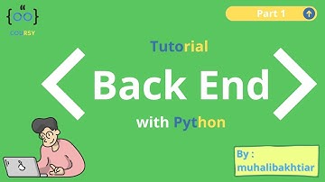 Tutorial BackEnd with Python - Part 1