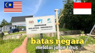 Perbatasan indonesia-malaysia di daratan pulau kalimantan