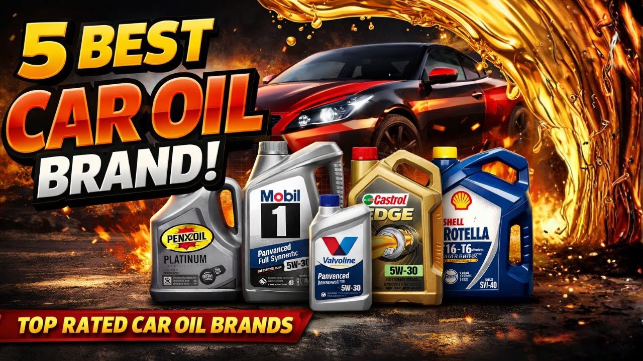 5 Best Car Oil Brand | Top Rated Car Oil Brands