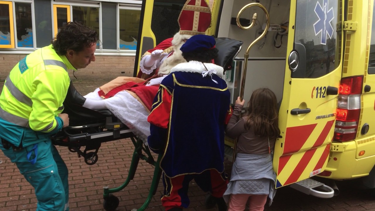 Sinterklaas door pepernoot in de lappenmand