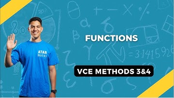 VCE 3&4 Maths Methods - Functions