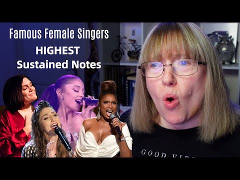 Vocal Coach Reacts to Famous Female Singers HIGHEST Sustained Notes