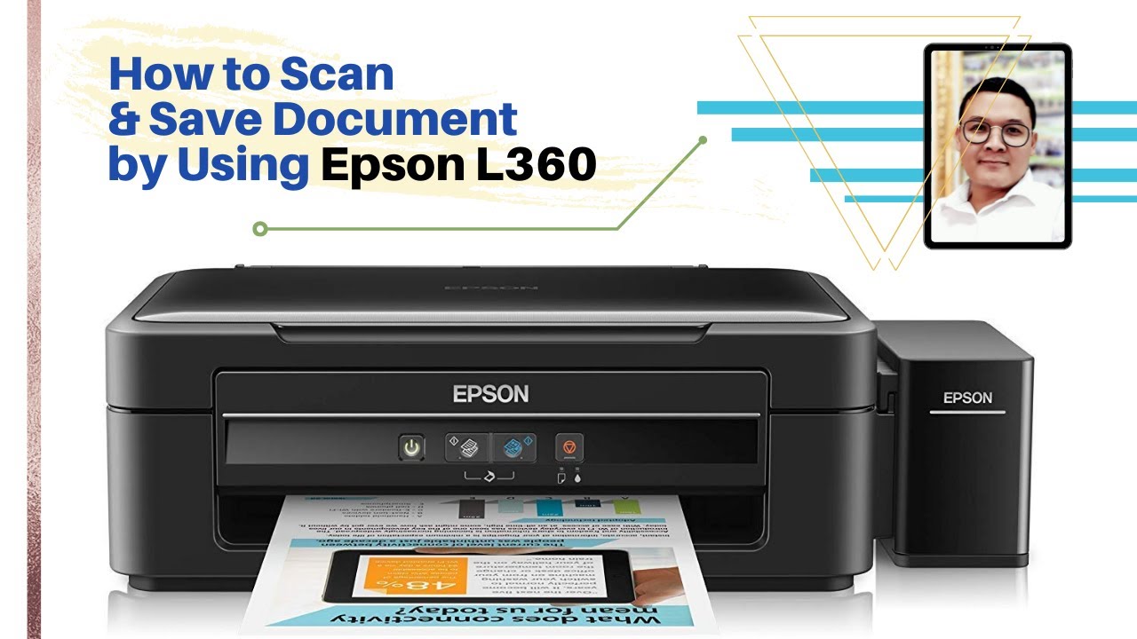 How to Scan Save Document by Using Epson L360 YouTube