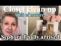 Closet cleanup/ nature/Sephora order arrived
