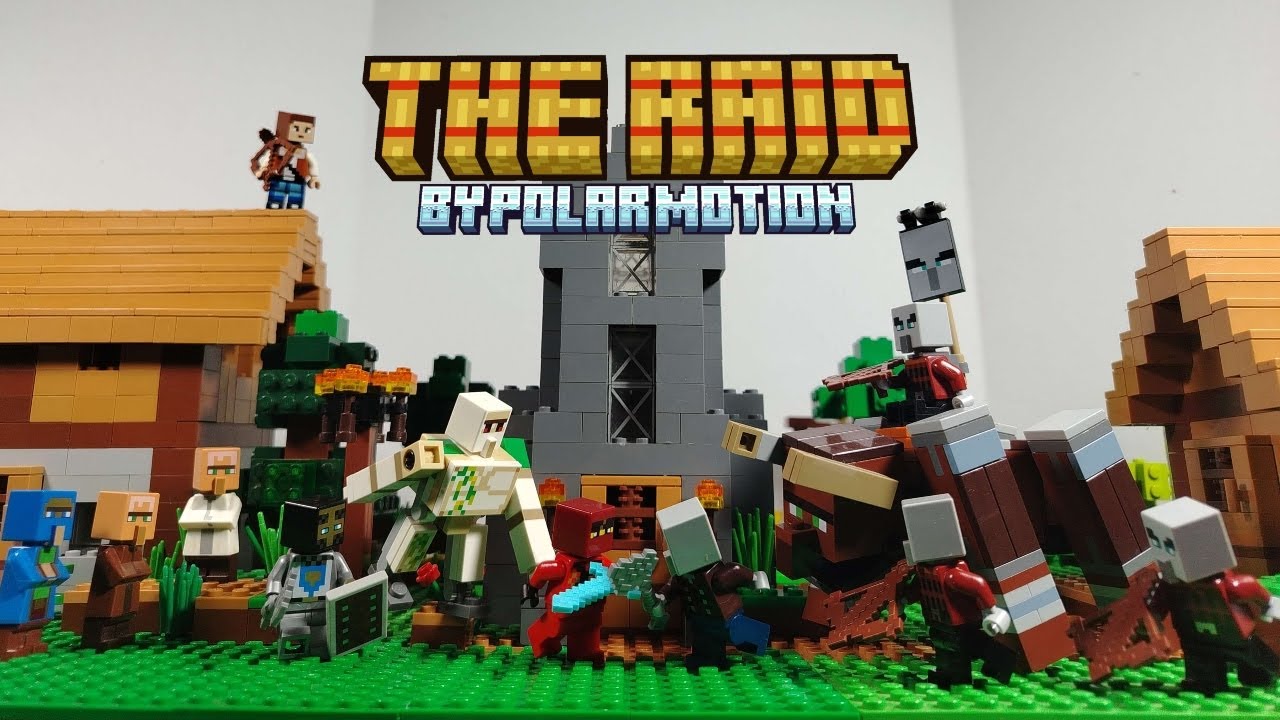 "The Raid" Lego Minecraft Stop Motion