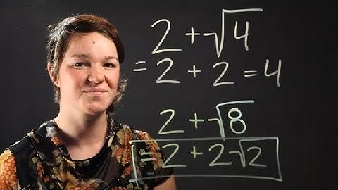 How to Add & Subtract Radicals & Whole Numbers : Radical Numbers