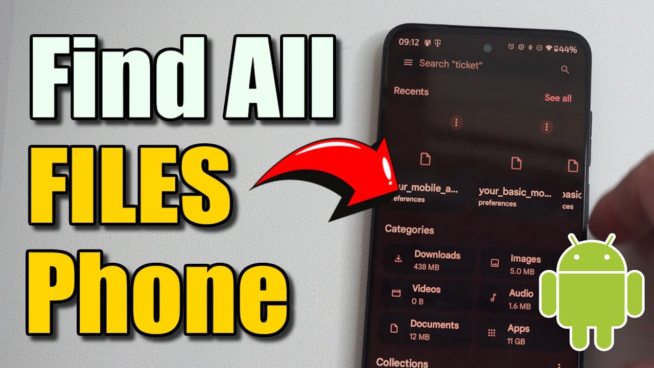 How to Find All your Files on your Motorola Android Phone (Best Method ...