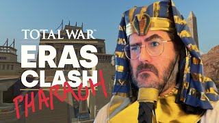The Pharaoh Returns! Total War ERAS CLASH Training
Huzzah! The Pharaoh has returned to train for the TOTAL WAR: Pharaoh DYNASTIES portion of The Total War Eras Clash. Many may he strategies be, and his losses few while his enemy suffers mightily beneath his heels. The Pharaoh Returns! Total War ERAS CLASH Training